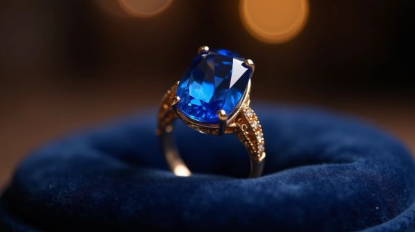 Étonnez-vous avec la bague saphir unique de l'Atelier du Diamant