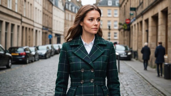 Sélection parfaite : manteau écossais femme pour l'élégance et la chaleur